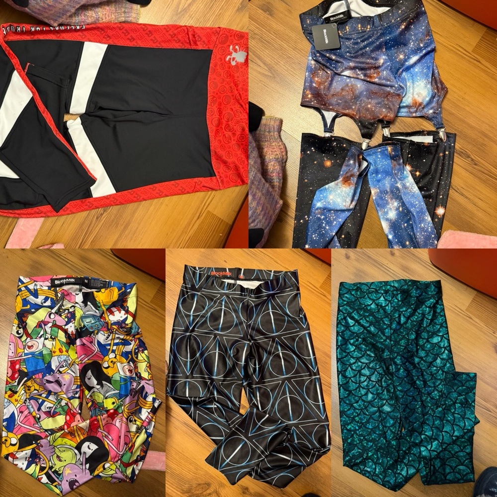 Black milk clothing leggings bundle